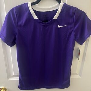 Nike Girls Purple Sports Shirt NEW